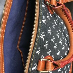 Dooney and Bourke Oakland A’s Zip Zip Purse